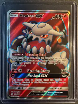 Heatran GX 216/236 - SM Unified Minds Ultra Rare Pokemon Card - NM - Image 1