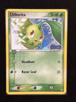 Pokemon Card - Chikorita Unseen Forces 51/115 Reverse Holo Stamped MP - Image 1