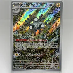 Pokemon TCG Magneton SVP 159 Surging Sparks Promo Card NM Condition - Image 1