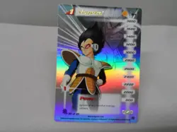 Dragon ballz holo Vegeta 184 2000 score trading card - Image 1