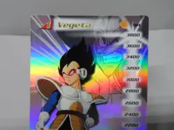Dragon ballz holo Vegeta 184 2000 score trading card - Image 3