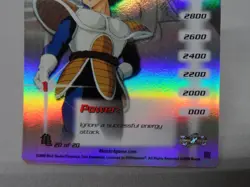 Dragon ballz holo Vegeta 184 2000 score trading card - Image 4