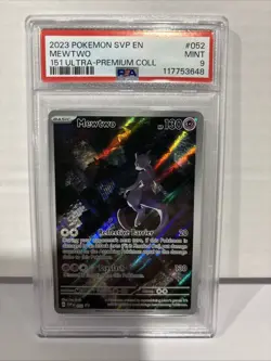 2023 Pokemon SVP en Mewtwo #052 Ultra-Premium Mint PSA 9 Card - Image 1