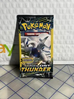 Pokemon Sun & Moon Lost Thunder 3 Card Sealed Booster Pack 4 Packs - Art Set - Image 4