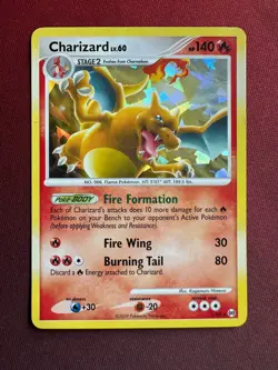 CHARIZARD 1/99 Platinum: Arceus CRACKED ICE HOLO PROMO Pokemon TCG card READ - Image 1