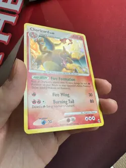 CHARIZARD 1/99 Platinum: Arceus CRACKED ICE HOLO PROMO Pokemon TCG card READ - Image 2