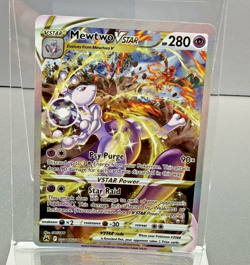 Mewtwo VSTAR GG44/GG70 Crown Zenith Galarian Gallery Holo Pokemon Card NM/Mint - Image 1