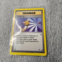 POKEMON 2002 SCOOP UP TRAINER 104/110 TRADING CARD - Image 1