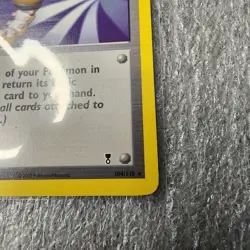 POKEMON 2002 SCOOP UP TRAINER 104/110 TRADING CARD - Image 3