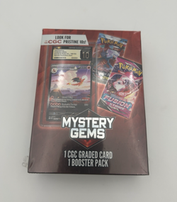 Pokemon Mystery Gems Box (1 CGC Graded Card & 1 Booster Pack) Factory Sealed Box - Image 1