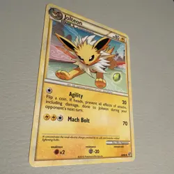 Jolteon 28/90 NM Non Holo Foil VINTAGE Pokemon Card. Free Tracked Shipping! - Image 1