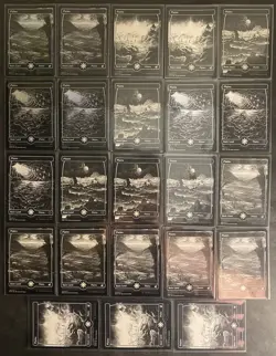 (23) MTG Card Lot Basic Land Plains Foil Regular Crimson Vow Midnight Hunt NM - Image 1