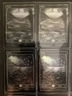 (23) MTG Card Lot Basic Land Plains Foil Regular Crimson Vow Midnight Hunt NM - Image 2