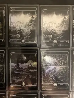 (23) MTG Card Lot Basic Land Plains Foil Regular Crimson Vow Midnight Hunt NM - Image 3