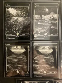 (23) MTG Card Lot Basic Land Plains Foil Regular Crimson Vow Midnight Hunt NM - Image 5