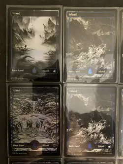 (19) MTG Card Lot Basic Land Island Foil Regular Crimson Vow Midnight Hunt NM - Image 2