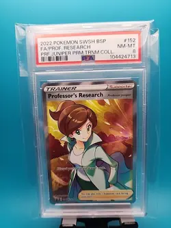 Professor's Research SWSH152 SWSH: Sword & Shield Promo Cards Holo PSA 8 - Image 1