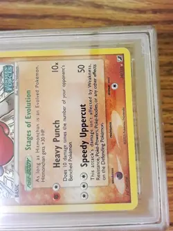 Hitmonchan 24/115 EX UNSEEN FORCES Reverse Holo Graded Pokemon Card - PSA 8 - Image 3