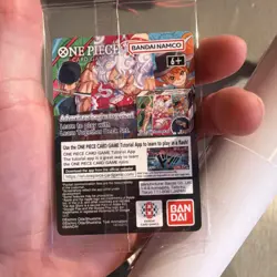 Bandai One Piece CCG Promo Holo Monkey.D.Luffy US Voyage Card 004 5000 Power - Image 2