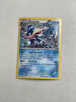 Pokemon TCG 2016 Trading Card -- Black Star Promo Greninja XY162 Holo Foil - Image 1