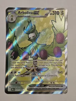Pokemon TCG Arboliva EX Holo Card Destined Rivals Full Art Ultra Rare 207/182 - Image 1