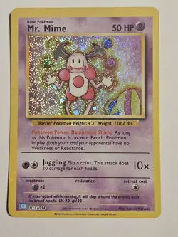 Pokemon TCG Mr. Mime Holo 013/034 Classic Collection Trading Card Game 50 HP - Image 1