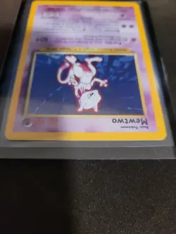 Pokemon Mewtwo TCG Base Set Holo Rare Card 10/102 - Image 2