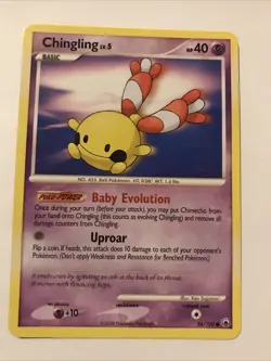 Chingling 58/100 Diamond & Pearl Majestic Dawn Pokemon Card - Image 1