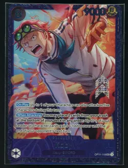 2025 ONE PIECE 119 KOBY TREASURE CUP TOP 8 PRIZE CARD SEALED - Image 1