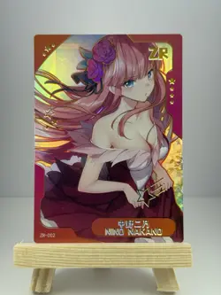 NINO NAKANO ZR ZR-002 Senpai Goddess Haven Series 4 Story CCG Anime Card - Image 1