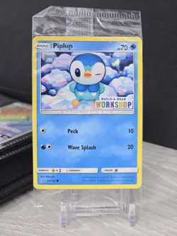 Pokemon Card Piplup 32/156 BUILD-A-BEAR WORKSHOP Promo Stamped SEALED 2018 Rare - Image 3