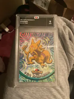 1999 Topps Pokemon Card TV 64 Kadabra First Print Mint Condition - Image 1