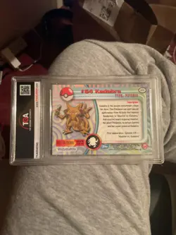 1999 Topps Pokemon Card TV 64 Kadabra First Print Mint Condition - Image 3