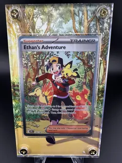 Ethan's Adventure 236/182 SV10: Destined Rivals NM Pokemon Card + Extended Art - Image 2