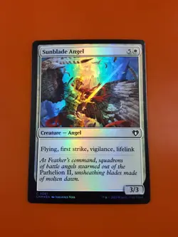 1x Sunblade Angel | FOIL | Commander Masters | MTG Magic Cards - Image 3
