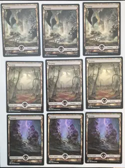 Magic The Gathering: 9 Full Art Swamps - Image 2