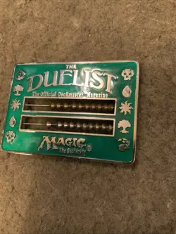 DUELIST Magic The Gathering Life Counter - Green 1996 Perfect Condition - Image 2