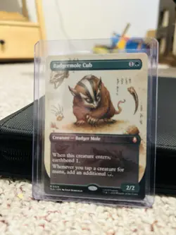 MTG Badgermole Cub (Showcase) Avatar: The Last Airbender 0326 nonfoil - Image 1