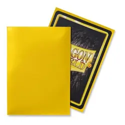 Dragon Shield 100 Standard Deck Protector Sleeves Yellow AT-10014 MTG TCG Magic - Image 2