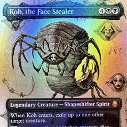 Koh, the Face Stealer (Borderless) - FOIL - MTG - TLA - 0322 - MYTHIC ~ NM - Image 1