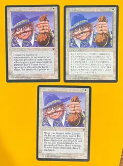 MTG LAND TAX (x3) (Italian, Japanese, German) Legends FBB (OldManMTG 008-871) - Image 1