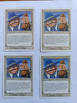 Land Tax *4, Battle Royale Box Set, 1999, Regular, MTG - Image 1
