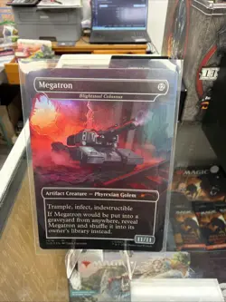 MTG Megatron - Blightsteel Colossus Secret Lair Drop Foil - Image 2