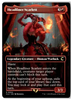 MTG Headliner Scarlett (Borderless) - Ravnica: Clue Edition MP English - Image 1