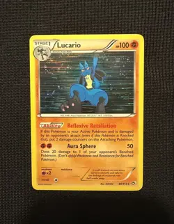 Lucario 80/113 Holo LEGENDARY TREASURES Pokemon - Ready to Ship - Image 1
