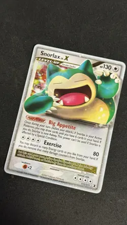 Pokemon Snorlax LvX 111/111 Platinum Rising Rivals Holo Card Excellent Condition - Image 2