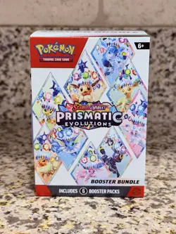 Pokemon TCG: S&V Prismatic Evolutions Booster Bundle (6pks) Factory Sealed - Image 1