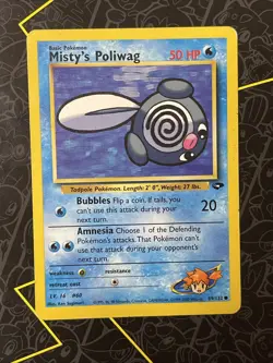 MISTY’S POLIWAG - Gym Challenge - 89/132 - Common - Pokemon Card - Image 1