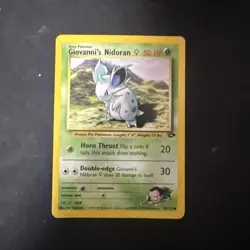 Pokemon TCG - Giovanni's Nidoran F 75/132 Gym Challenge Regular Unlimited - Image 1