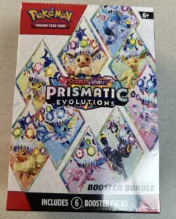 Pokemon TCG Prismatic Evolutions Booster Bundle 6 Packs - Image 1